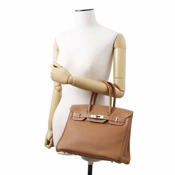 エルメス バーキン30 ゴールド/シルバー金具 トゴ □I刻印 HERMES Birkin ハンドバッグ スターマーク