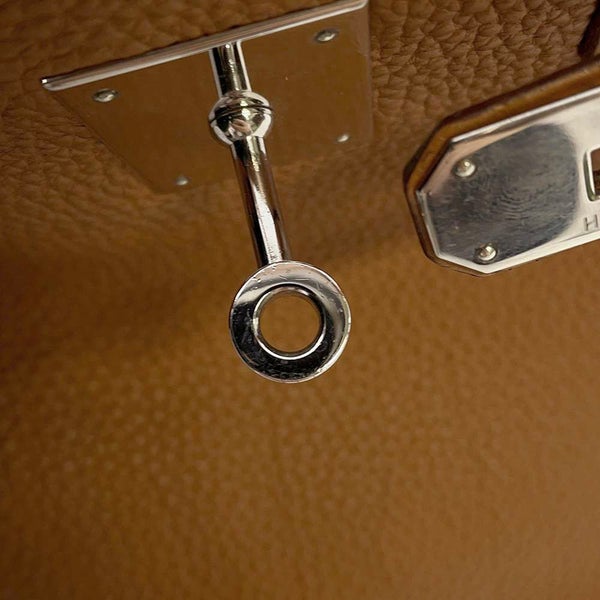 エルメス バーキン30 ゴールド/シルバー金具 トゴ □I刻印 HERMES Birkin ハンドバッグ スターマーク