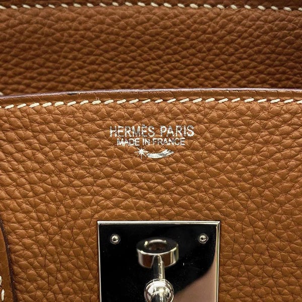 エルメス バーキン30 ゴールド/シルバー金具 トゴ □I刻印 HERMES Birkin ハンドバッグ スターマーク