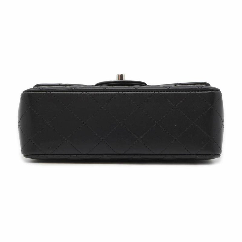 シャネル チェーンショルダーバッグ ココマーク ラムスキン A69900 CHANEL ミニ 黒