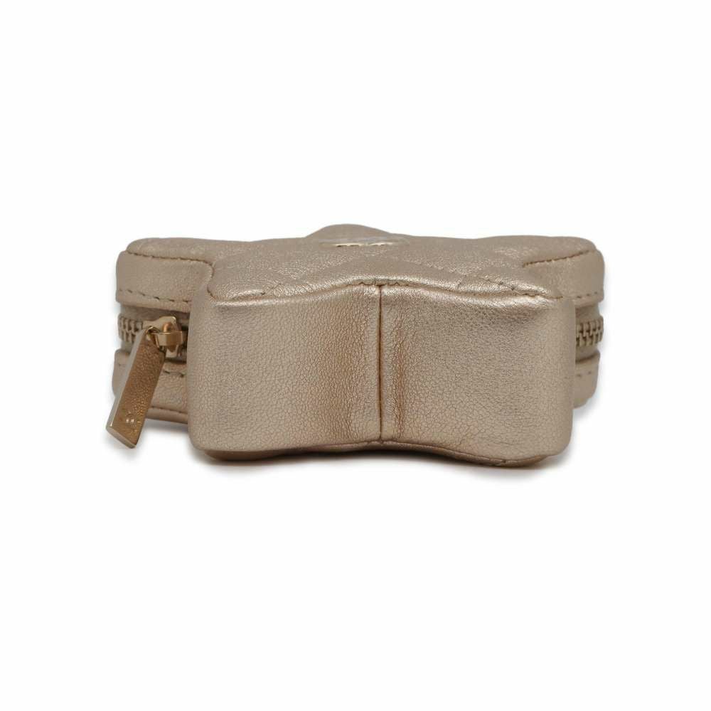 シャネル バッグチャーム スター ココマーク マトラッセ レザー CHANEL
