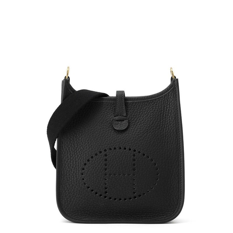 エルメス エブリンTPM アマゾン ブラック/ゴールド金具 トリヨンクレマンス W刻印 黒