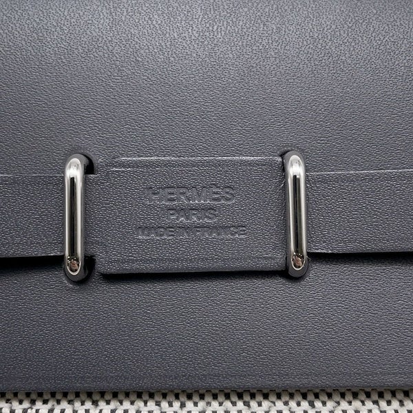 エルメス ショルダーバッグ エールバッグジップ ミニ アルドワーズ/エクリュ/シルバー金具トワルミリタリー/ヴァッシュハンター W刻印