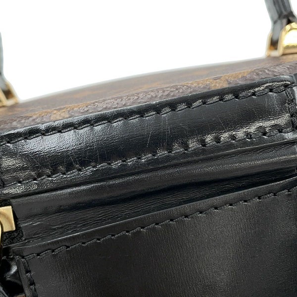 ルイヴィトン ハンドバッグ モノグラム・リバース カンヌ M43986 LOUIS VUITTON バニティバッグ 2way 黒 ブラック