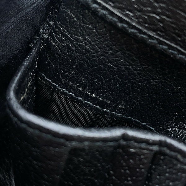 グッチ 二つ折り財布 オフザグリッド GGキャンバス レザー 625573 GUCCI コンパクト財布 黒