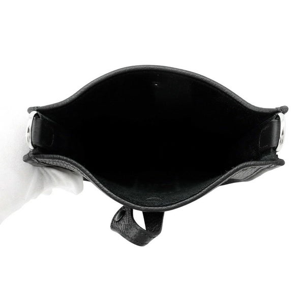 エルメス エブリンTPM アマゾン ブラック/シルバー金具 トリヨンクレマンス W刻印 黒