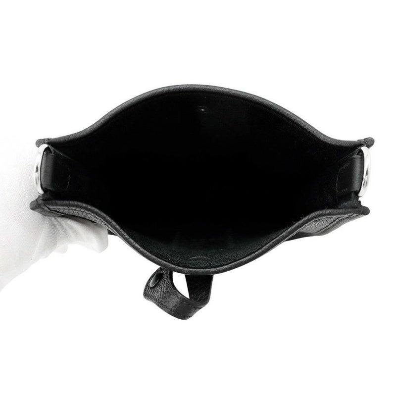 エルメス エブリンTPM アマゾン ブラック/シルバー金具 トリヨンクレマンス W刻印 黒