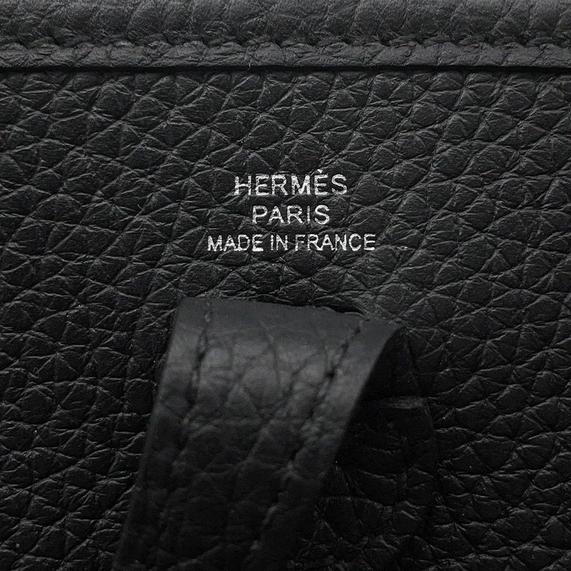 エルメス エブリンTPM アマゾン ブラック/シルバー金具 トリヨンクレマンス W刻印 黒
