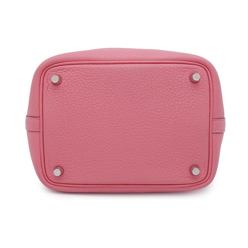 エルメス ハンドバッグ ピコタンロックPM ローズアザレ/シルバー金具 トリヨンクレマンス A刻印 HERMES トートバッグ