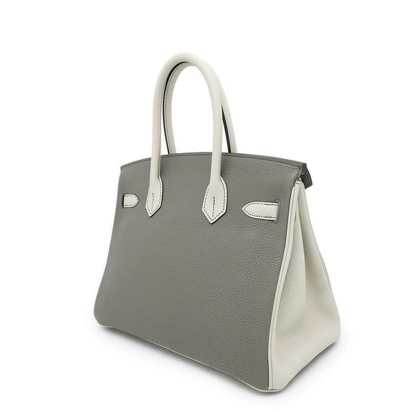 エルメス バーキン30 グリメイヤー/パールグレー/ゴールド金具 トゴ/エバーカラー W刻印 HERMES Birkin ハンドバッグ SPO