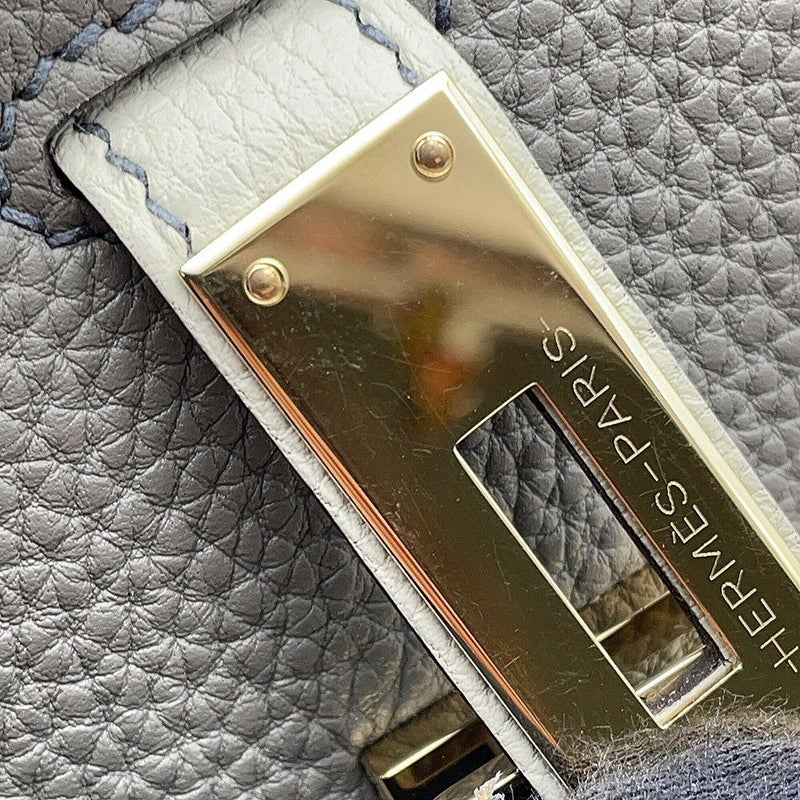 エルメス バーキン30 グリメイヤー/パールグレー/ゴールド金具 トゴ/エバーカラー W刻印 HERMES Birkin ハンドバッグ SPO