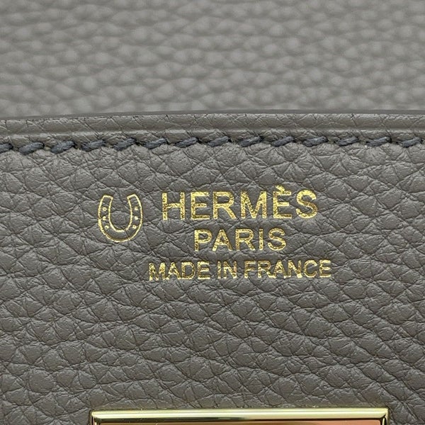 エルメス バーキン30 グリメイヤー/パールグレー/ゴールド金具 トゴ/エバーカラー W刻印 HERMES Birkin ハンドバッグ SPO