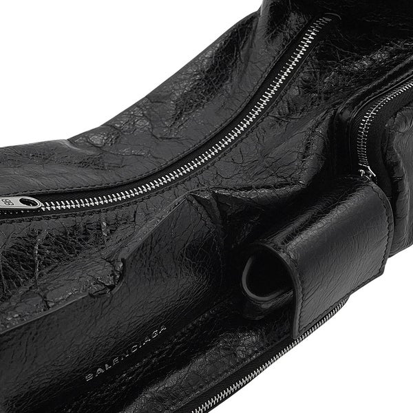 バレンシアガ ショルダーバッグ スーパービジー レザー 762516 BALENCIAGA バッグ 黒
