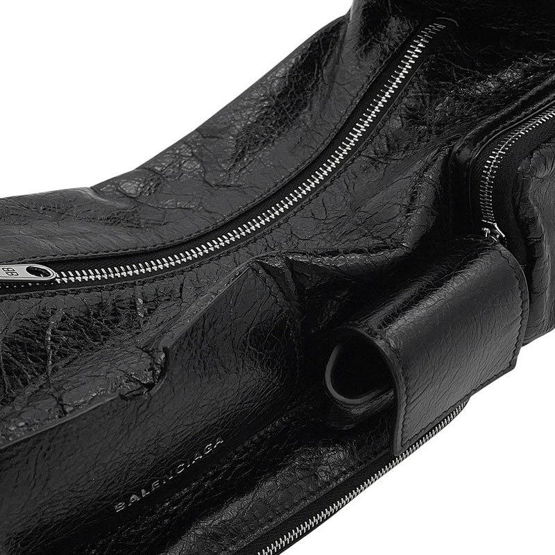 バレンシアガ ショルダーバッグ スーパービジー レザー 762516 BALENCIAGA バッグ 黒