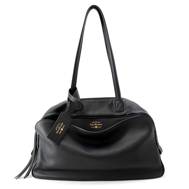 バレンシアガ ショルダーバッグ キャリー ボーリング バッグ ミディアム 826425 BALENCIAGA バッグ 黒