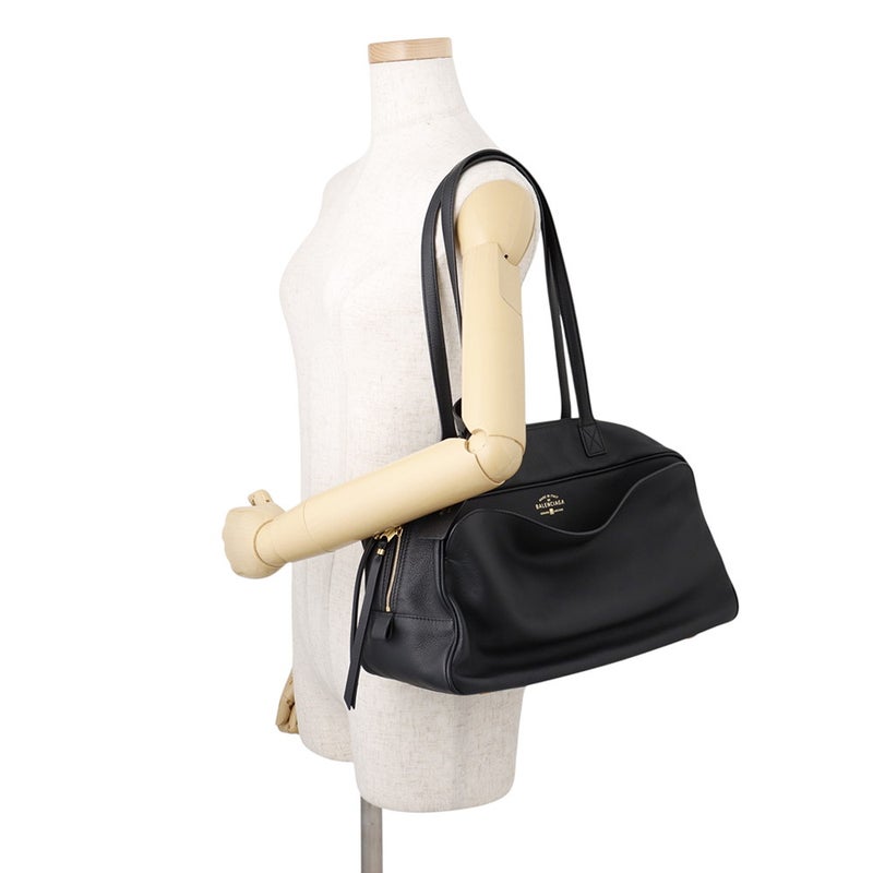 バレンシアガ ショルダーバッグ キャリー ボーリング バッグ ミディアム 826425 BALENCIAGA バッグ 黒