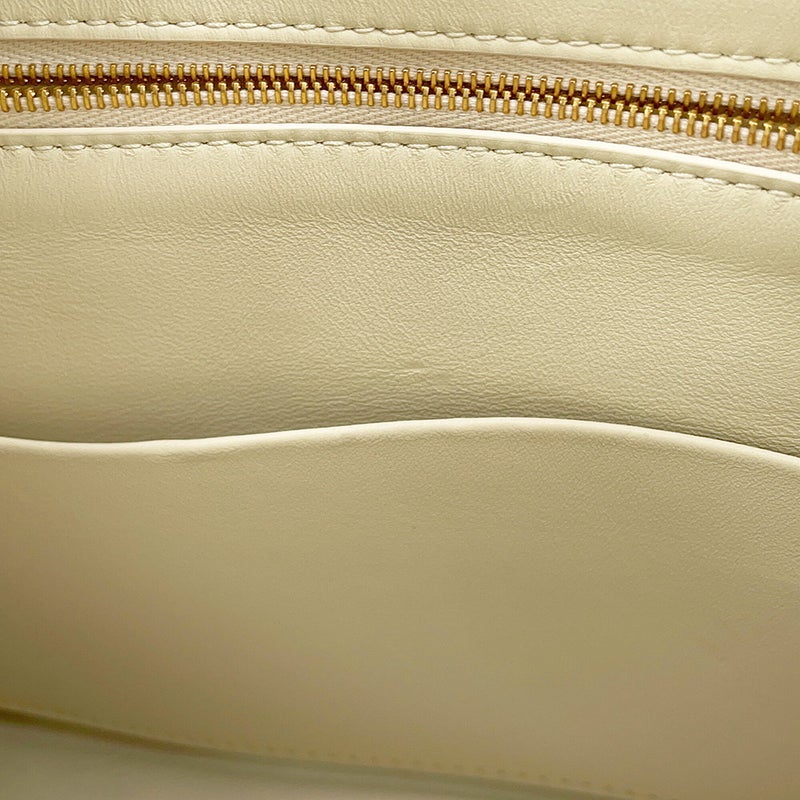 ボッテガヴェネタ ハンドバッグ アンディアーモ スモール ラフィア ラムスキン 827478 BOTTEGA VENETA 3way 白