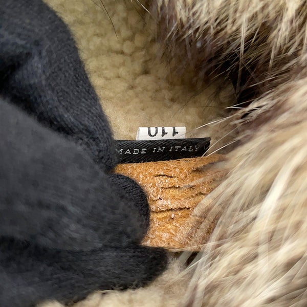プラダ トートバッグ ファートート ファー レザー BR3800 PRADA