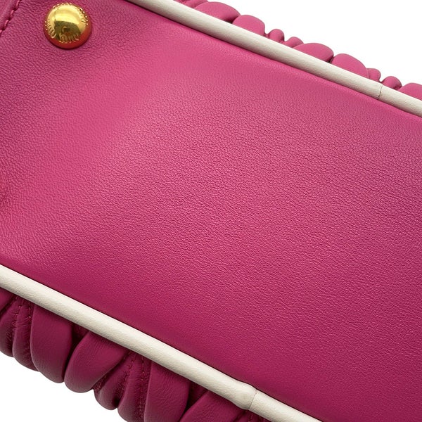 ミュウミュウ ハンドバッグ アルカディ マテラッセ レギュラー レザー 5BB142 MIUMIU 2wayショルダー
