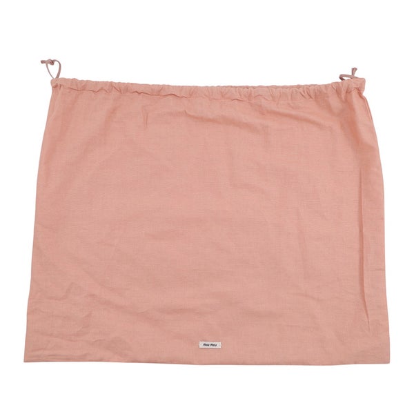 ミュウミュウ リュック バックパック ロゴ レザー/キャンバス 5BZ043 Miu Miu バッグ