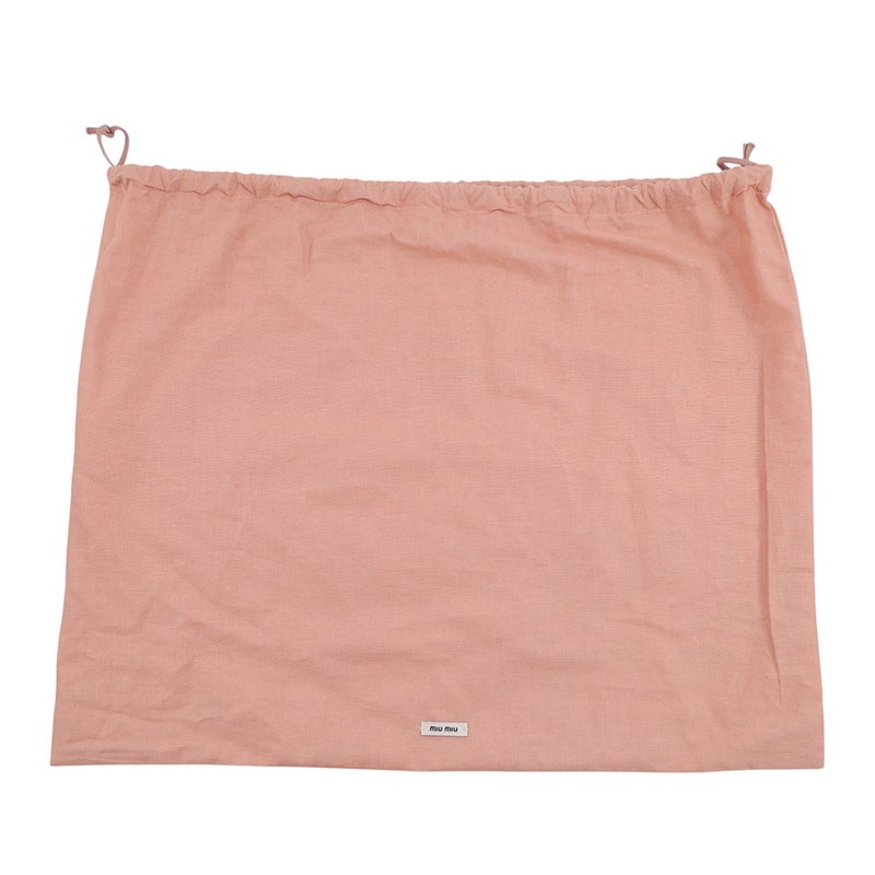 ミュウミュウ リュック バックパック ロゴ レザー/キャンバス 5BZ043 Miu Miu バッグ