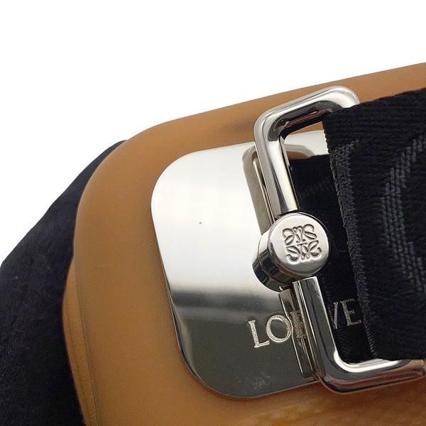 ロエベ ボディバッグ アナグラム モールテッドスリング ラバー/レザー B987W42X02 LOEWE バッグ