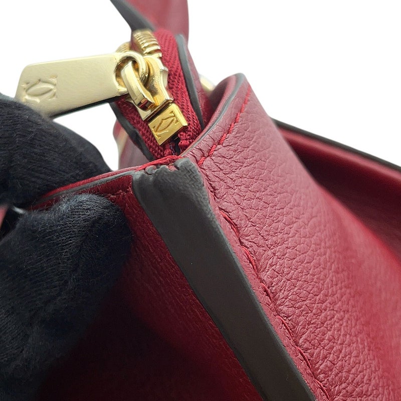 カルティエ ハンドバッグ C ドゥ カルティエ カーフスキン L1001829 Cartier 2wayショルダーバッグ