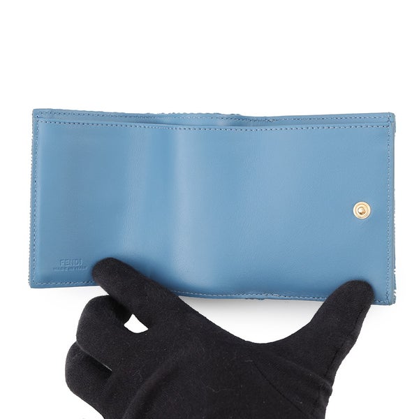 フェンディ 三つ折り財布 ズッカ バゲット マイクロ 8M0395 FENDI