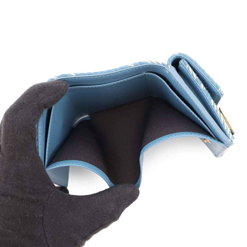 フェンディ 三つ折り財布 ズッカ バゲット マイクロ 8M0395 FENDI