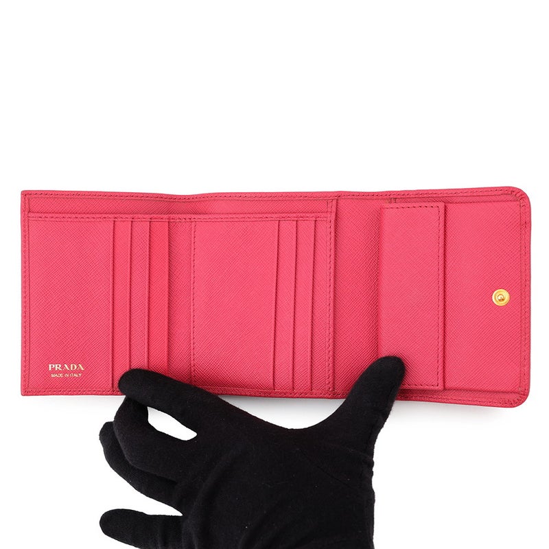 プラダ 三つ折り財布 コンパクト財布 1MH176 PRADA 財布 コンパクトウォレット