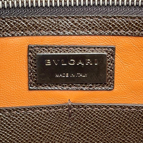 ブルガリ ビジネスバッグ ブルガリ・ブルガリ マン ブリーフケース グレインカーフレザー BVLGARI 2wayショルダーバッグ