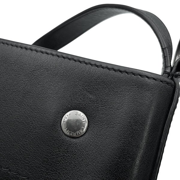 サンローランパリ ショルダーバッグ リヴ・ゴーシュ バケットバッグ 683559 SAINT LAURENT PARIS 黒