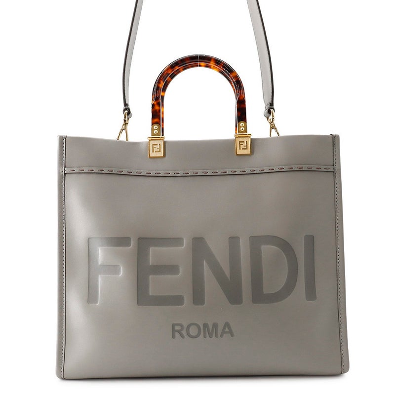 フェンディ トートバッグ サンシャイン ミディアム レザー 8BH386 FENDI 2wayショルダーバッグ