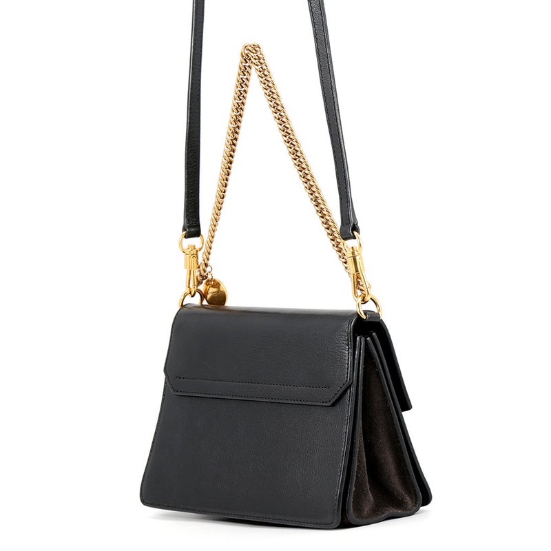 ジバンシー ショルダーバッグ GV3 スモール レザー スエード BB501CB033 GIVENCHY 2way 黒