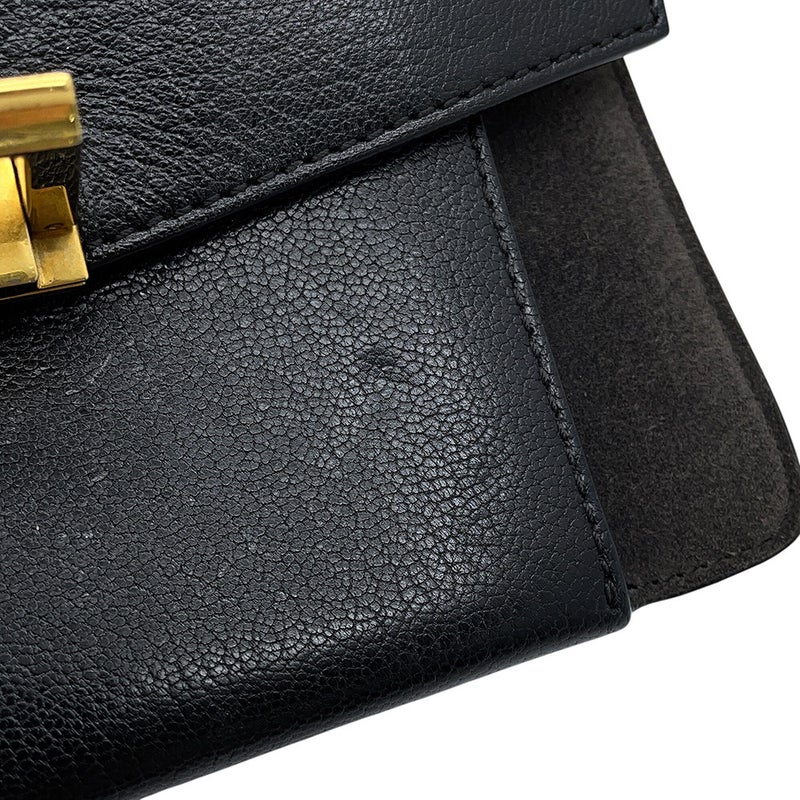 ジバンシー ショルダーバッグ GV3 スモール レザー スエード BB501CB033 GIVENCHY 2way 黒