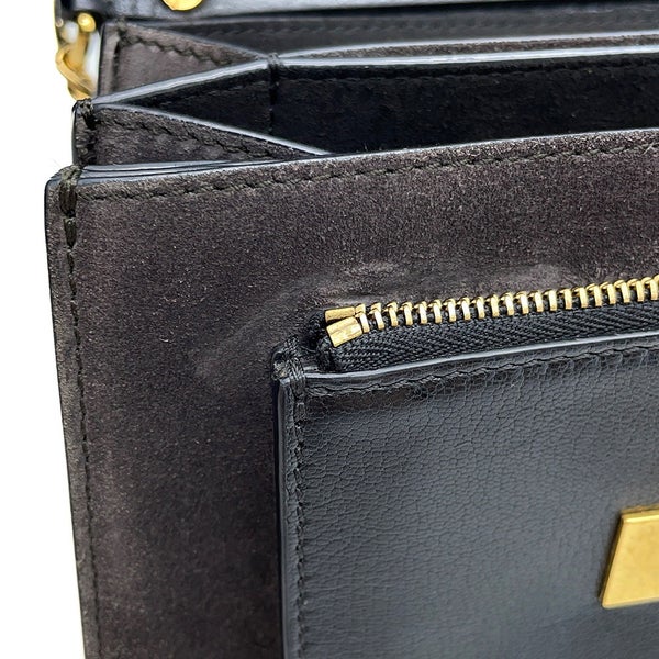 ジバンシー ショルダーバッグ GV3 スモール レザー スエード BB501CB033 GIVENCHY 2way 黒