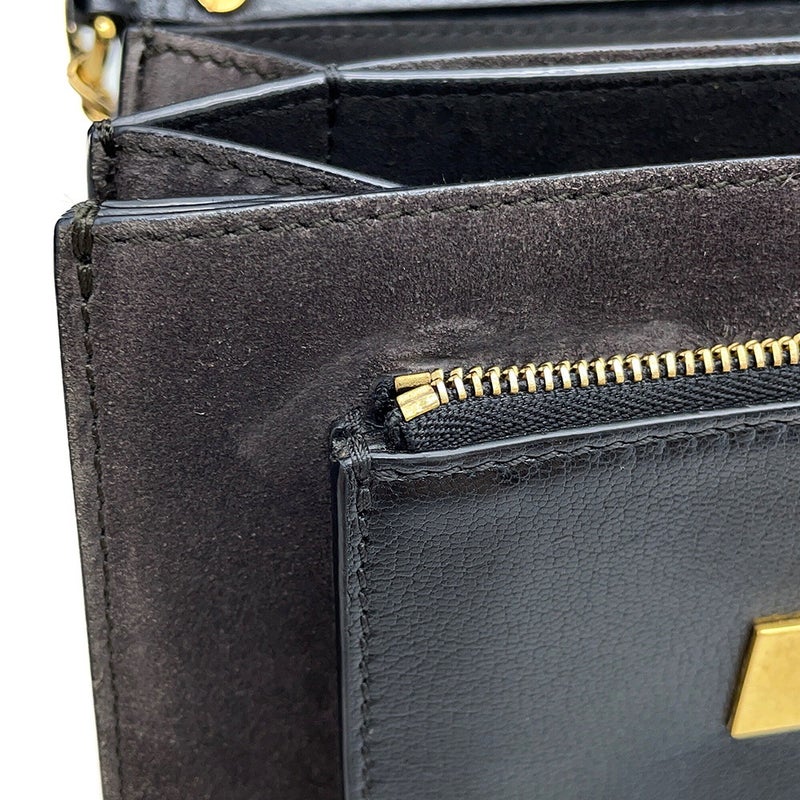 ジバンシー ショルダーバッグ GV3 スモール レザー スエード BB501CB033 GIVENCHY 2way 黒