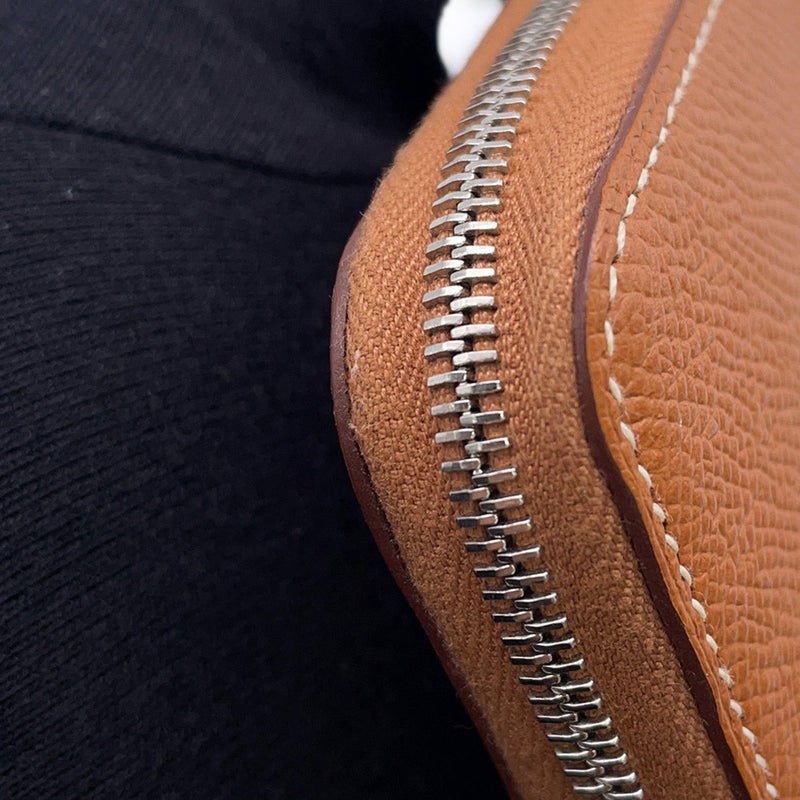 エルメス 長財布 アザップロング シルクイン ゴールド/シルバー金具 エプソン □R刻印 HERMES 財布