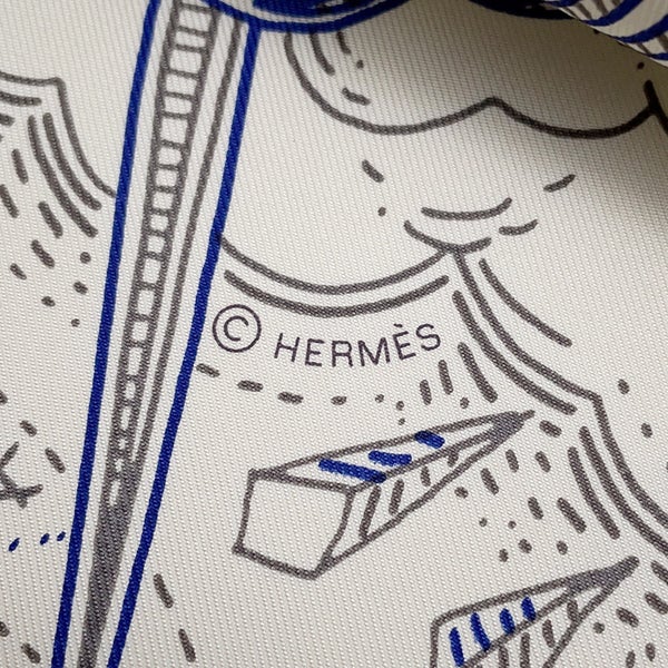 エルメス スカーフ カレ90 プリーズ・ホールド・ザ・ライン Please Hold The Line HERMES シルク 2025春夏