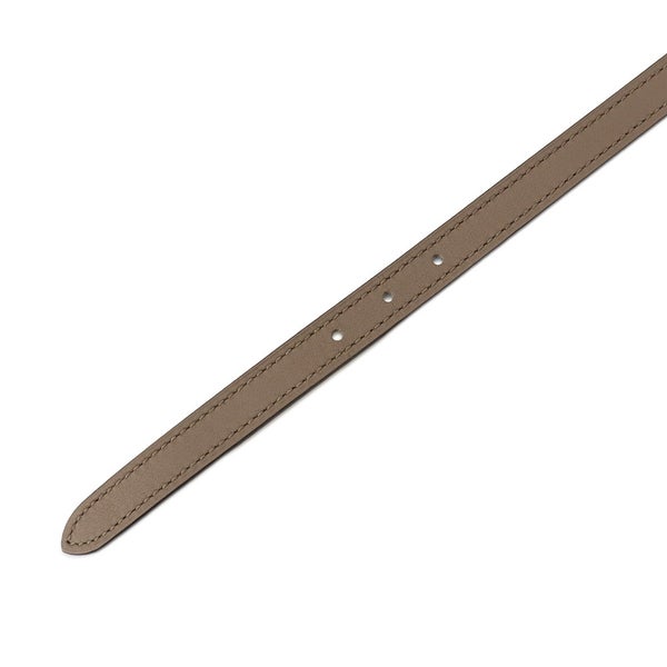 エルメス ベルト カルーゼル ベージュドゥワイマール/ホワイト/ゴールド金具 スイフト/エプソン U刻印 サイズ75 リバーシブル