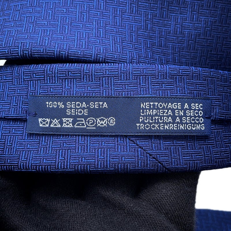 エルメス ネクタイ Hトレフル シルク HERMES メンズ タイ