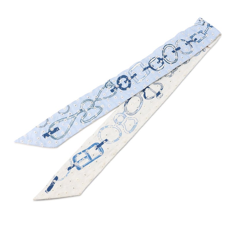 エルメス スカーフ ツイリー ド・レ・ブックル・ブロデリー・アングレーズDo Re Boucles Broderie Anglaise 2023春夏