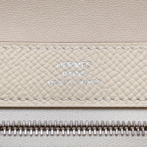 エルメス 長財布 ニュー・Hパッサン・トゥタンマン クレ/シルバー金具 エプソン W刻印 財布