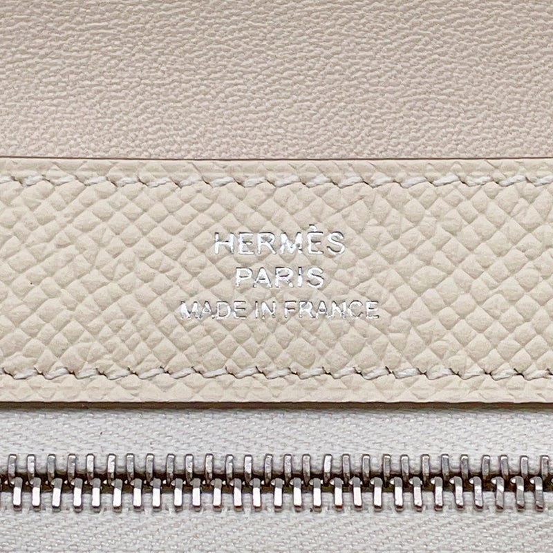 エルメス 長財布 ニュー・Hパッサン・トゥタンマン クレ/シルバー金具 エプソン W刻印 財布