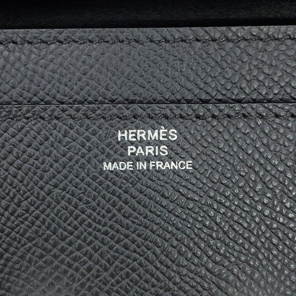 エルメス 長財布 コンスタンス トゥーゴー ロング ブラック/シルバー金具 エプソン G刻印 HERMES 黒