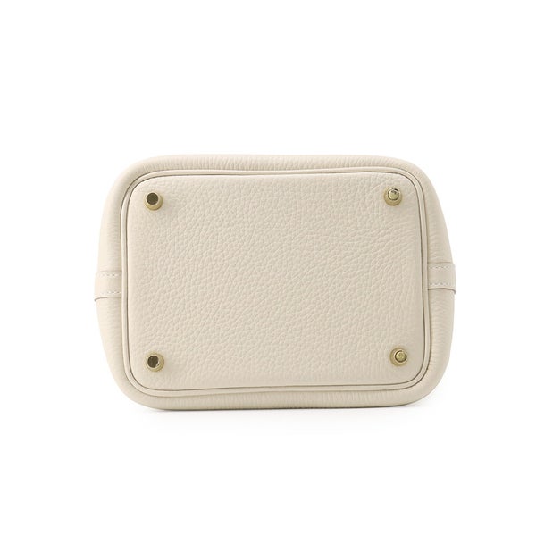 エルメス ハンドバッグ ピコタンロックPM クレ/ゴールド金具 トリヨンクレマンス G刻印 HERMES