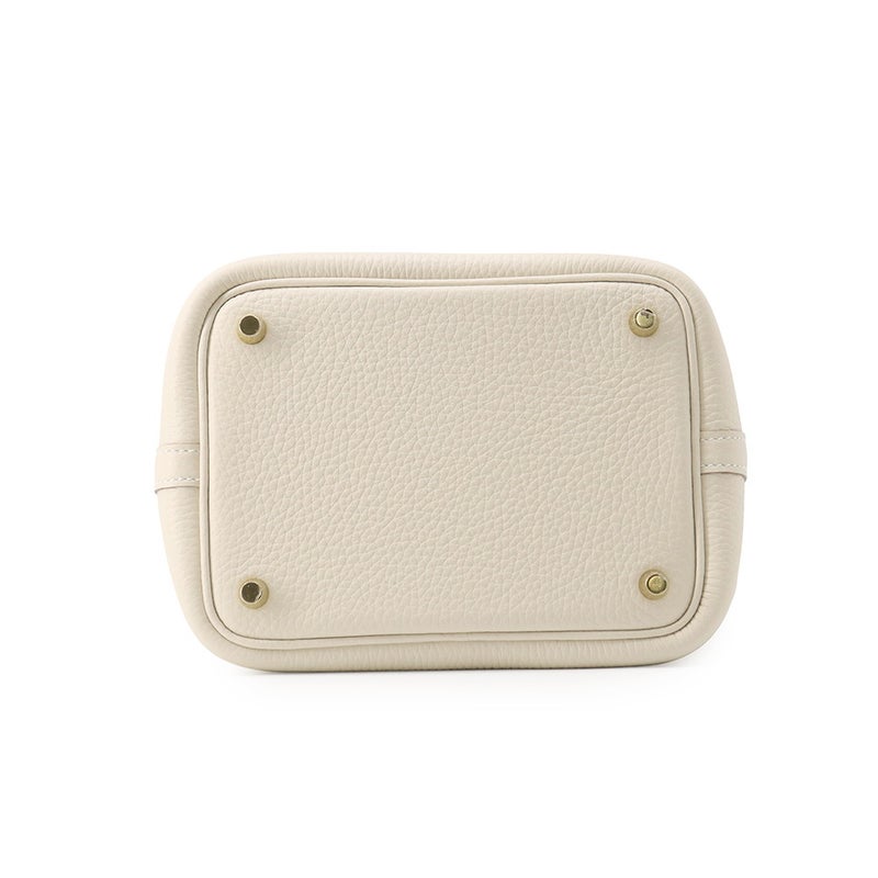 エルメス ハンドバッグ ピコタンロックPM クレ/ゴールド金具 トリヨンクレマンス G刻印 HERMES