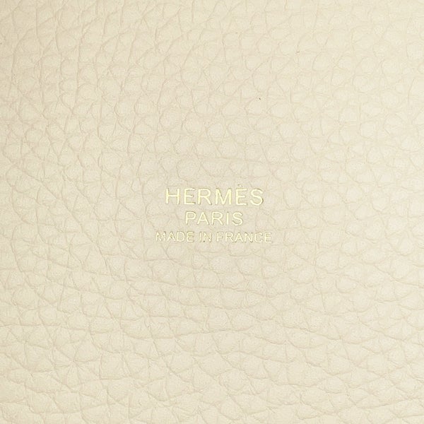 エルメス ハンドバッグ ピコタンロックPM クレ/ゴールド金具 トリヨンクレマンス G刻印 HERMES