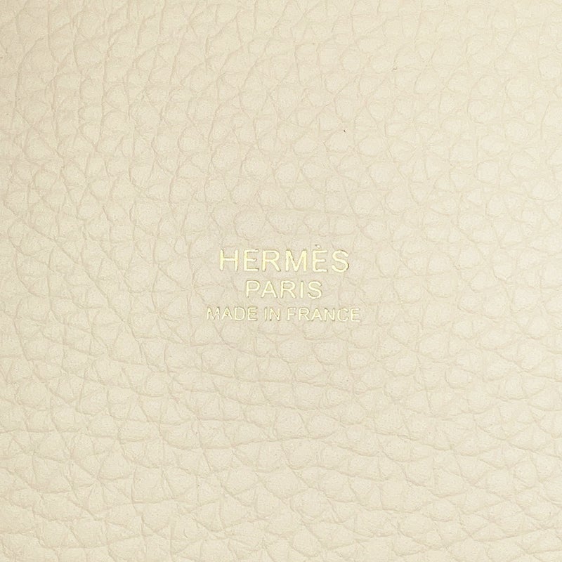 エルメス ハンドバッグ ピコタンロックPM クレ/ゴールド金具 トリヨンクレマンス G刻印 HERMES