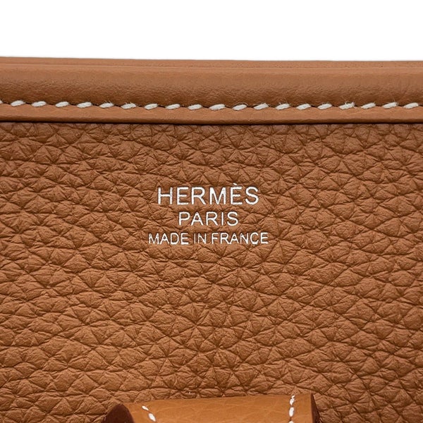 エルメス ショルダーバッグ エブリン3 PM ゴールド/シルバー金具 トリヨンクレマンス G刻印 HERMES Evelyne